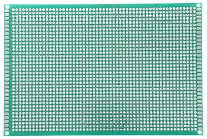 YOKIVE Singolo Lato Universale Stampato Circuito Scheda, FR-4 PCB Stagnato Scheda, Buono per Fai-da-te Saldatura Elettronica Progetti (Verde, 100x150mm)