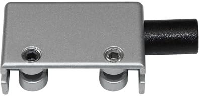 GU Federpuffer/Anschlagpuffer/Türstopper 30848 für Schiebetüren, Farbe: silber, DIN Links/Rechts verwendbar (30848 (200kg Variante))