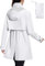 BALEAF Manteau de pluie pour femme - Long - Imperméable - Trench avec poches - Coupe-vent - Léger - Poncho de pluie pliable - Veste fonctionnelle - Manteau de randonnée, Blanc., XXL