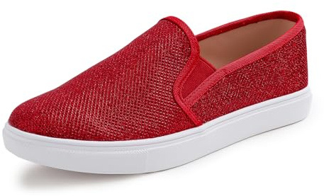 Feversole Women's Fashion Slip-On Sneaker Casual Flat Loafers,Sneakers Slip-on Alla Moda per Mocassini Piatti Casual da Donna
