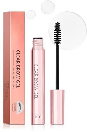 Eyebrow Gel - Brow Gel - Waterproof Eyebrow Gel Clear - Sweat-Proof Brow Glue - Natural Setting Brows Styling Portable Eye Glue With Blush - Quick Drying & Non Sticky