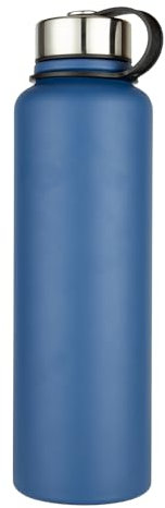 YYW 1.5 Litre Stainless Steel Thermal Water Bottle, Vacuum Insulated Stainless Steel Thermos Flask, Leak-Proof Water Bottle, Sports Bottle, Double-Walled Insulated Flask for Sports (Blue)