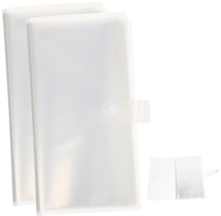 SAFIGLE 2 Piezas Álbum Transparente para Entradas Organizador Resistente para Coleccionistas de Tickets de Conciertos y Teatro Almacenamiento Seguro para Fotos y Recuerdos Familiares