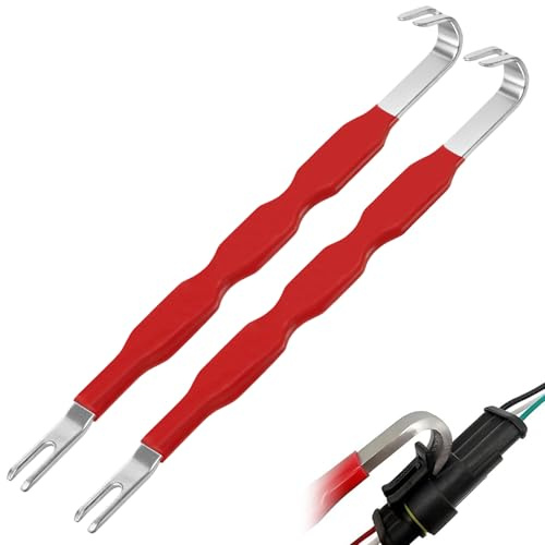 2pcs Elektrische Steckverbinder-Trennwerkzeuge, Universeller Elektrischer Kfz Stecker Abzieher Entferner Werkzeug, Automobil-Trennabzieher, Für Auto Reparatur Wartung, Kabelbaum-Entriegelung