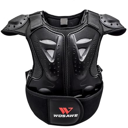 Chaleco De Motociclista Para Niños - Chaleco De Protección De Espalda | Equipo De Protección Para Ciclismo, Esquí, Equitación | Seguridad Durable Vst Con Escenario De Deportes Al Aire Libre Para Ba