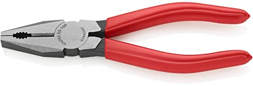 Knipex Combination Pliers black atramentized, plastic coated 160 mm 03 01 160 EAN