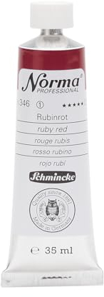 Schmincke – Norma® Professional - feinste Künstler-Ölfarben, Rubinrot - 35 ml