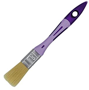 Savy 4807020 Pinceau plat toute peinture Fibres Synthétiques largeur 20 mm, Violet