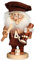 Kunsthandwerkstube Christian Ulbricht Räuchermännchen Wichtel Nussknackermacher 28,0 cm