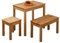 Krok Wood Esstisch Tomas aus Massivholz (Buche, 75 x 50 x 75 cm)