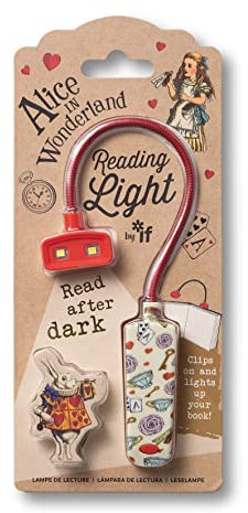 IF Lampe de lecture pour amateur de livres Alice Rouge