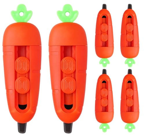 Uoqpty Taglierina per buste, tagliacarte | Strumento per aprire la posta di carota,Taglierina apribuste leggera per lettere, apriscatole 6X con blocco di sicurezza per buste, pacchi, tagli di carta