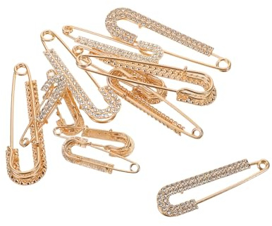 Homoyoyo 12 Broches Alfiler De Seguridad Alfiler De Cristal