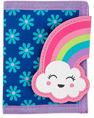 Stephen Joseph Kids' Unisex Toddler Wallet,Polyester, Spacious, Rainbow