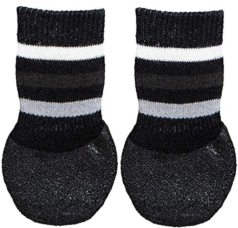 Trixie 19525 Hundesocken, Anti-Rutsch, L–XL, 2 St., schwarz