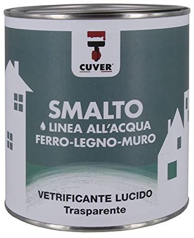 CUVER SMALTO VETRIFICANTE TRASPARENTE LUCIDO LT.0,750