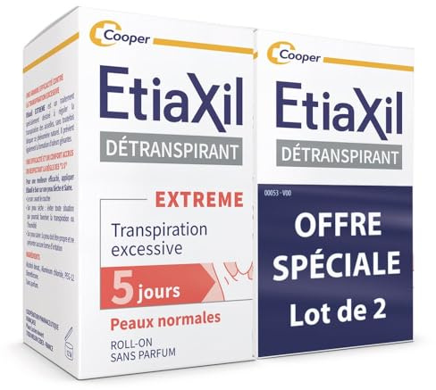 Etiaxil Antiperspirant Excessive Perspiration Treatment 2 x 15ml