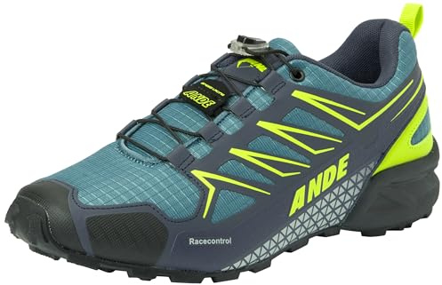 Ande Fast EVO, Zapatillas para Carreras de montaña Unisex Adulto, Antracita Lima, 41 EU