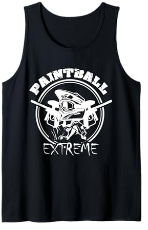 Paintball Extreme paintball markers, helmet, gloves Tank Top