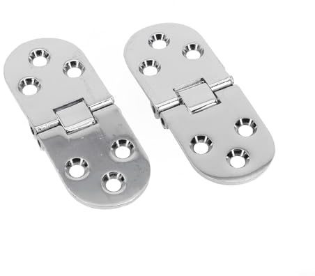 Bisagras plegables de aleación de zinc para mesa abatible, escritorio, máquina de coser, armario, puerta, muebles, herrajes 78 x 30 mm, 2 unidades