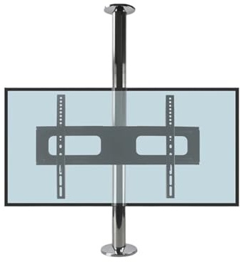 Soporte For TV BG11-M De Acero Inoxidable For Televisor LCD 23 A 55 Pulgadas, Montaje En Pared Divisoria, Altura Ajustable 66 A 82 Cm