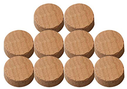ETFBUY 10 Pieces Trumpet Repairing Cork Pads, 0.37 x 0.16 inch Trumpet Water Key Spit Valve Cork Pad, Trombone Spit Valve Accessory Parts for Musician Instrument Replacement Parts