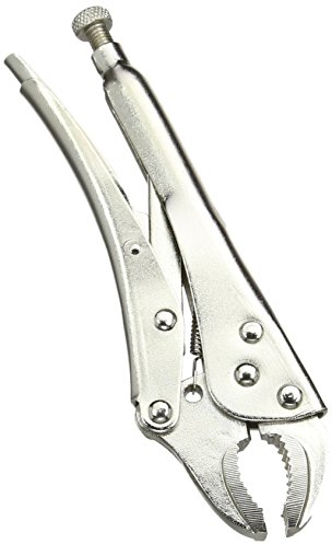 Silverline PL105 Gripzange, 180 mm, gekrümmt