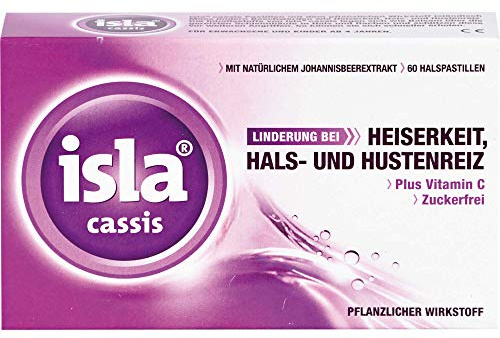 isla cassis Halspastillen, 60 pc Pastilles