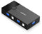 UGREEN KVM Switch 2 Port USB KVM Switch VGA Box 2 IN 1 OUT für 2PCs 1 Monitor, Maus, Drucker, Tastatur und Manuelle Taster Schwarz inkl. 2 USB 2.0 Druckerkabel