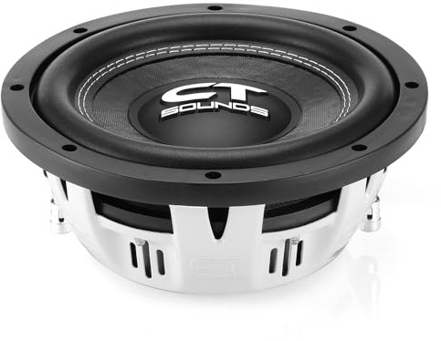 CT Sounds Hydro 8” Dual 2-Ohm 600-Watt Shallow Mount Car Subwoofer