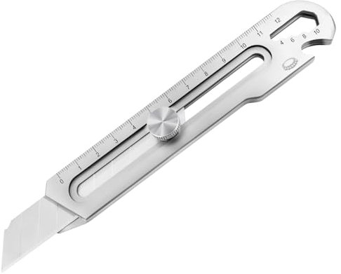 Ensemble de 1 couteau de tapis multifonctionnel, couteau professionnel, couteau en métal lourd, 10 en 1 couteau, couteau universel, couteau sternum