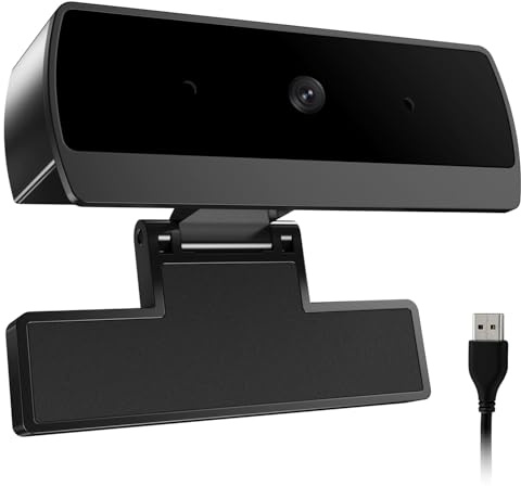 Webbkamera, DICCIK K1 Full HD-webbkamera, 1080P-video och vidvinkelkamera, Plug and Play USB-webbkamera för onlinesamtal/konferens, zoom/skype/Facetime/YouTube, laptop/PC