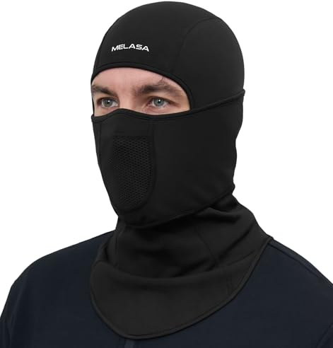 MELASA Winter Balaclava Ski Masks, Windproof Full Face Mask with Warm Fleece Lined for Men Women, Breathable and Comfortable Thermal Balaclava for Skiing Snowboarding Motorcycling Ice Fishing Cycling
