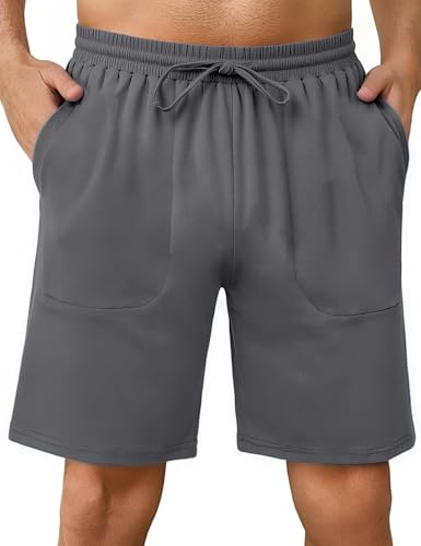 Aseniza Pyjamasbyxor, män, korta bomullssovbyxor, shorty pyjamasbyxor, korta sovshorts, sommar, bermudabyxor, loungewear för män