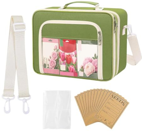Classeur de rangement pour Conteneur Avec 20 Enveloppes Incluses | pochette protectrice 30 feuilles plantules classeur Pour Jardiniers, Seniors et Passionnés, Préparation Plantation