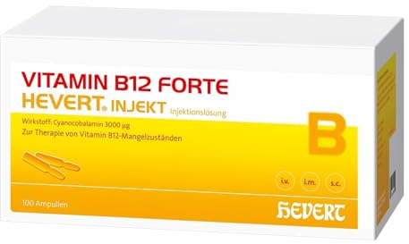 Vitamin B12 forte Hevert injekt bei Vitamin B12-Mangel, 100 St. Ampullen