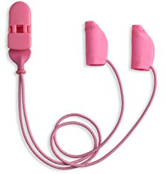 Ear Gear Mikro hörapparatskomfort, skydd och säkerhetsklämma — Passar hörselinstrument upp till 2,5 cm — Säkra ditt hörapparat eller förstärkare — skydda mot svett, smuts, fukt, förlust och vindbrus