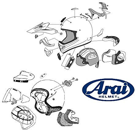 ARAI Pantalla de Casco de Moto SAJ Target