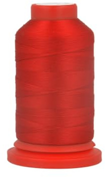 MDC Bobine Fil Mousse Polyester 1000m fabriqué en France pour surjeteuse Rouge Vif