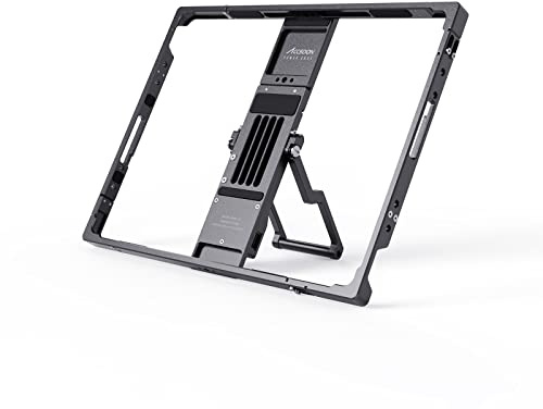 Accsoon - Power Cage Pro - für iPad 12.9 - Verstellbares Design - Unterstützt 9 iPad-Modelle - Aluminiumlegierung in Luftfahrtqualität - Aufladen mit NP-F-Akku