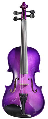 Violine Anfänger Set Lila Geigenkinderpraxis Geigepraxis Geige (Size : 1/8)