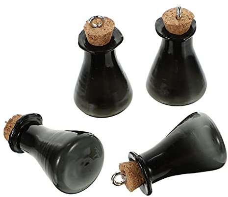 LIFKOME Bottiglia Di Vetro Mini Con Tappo Di Sughero Bottiglie Di Vetro Per Desideri Creativi Per Fai Da Te Per Conservare Piccoli Oggetti Come Pietre Colorate Sabbia e Biglietti