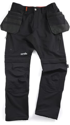 Scruffs Tech Holster Trousers, Black, 36R (T56045)