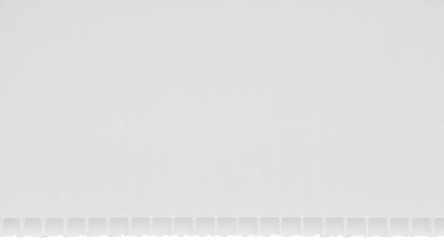 Gewächshausplatten 6 STK: 1200x700 Polycarbonat Doppelstegplatten 10 mm Weiß - UV-beständige Polycarbonatplatten Für Gewächshaus - Robuste Polycarbonat Doppelstegplatten Für Carports