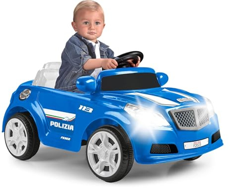 FEBER - Twinkle Car R/C Police d'État, Voiture Électrique avec Radiocommande, 12V, Télécommande Inclus, Poids Maximum 25 kg, Âge de 3 à 6 ans, Célèbre (FEQ07000)
