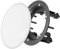 sourcing map Ceiling In-Wall Speaker Grille Cover and Base, 6.9 Inch White Round Metal Recessed Drop Ceiling Speakers Magnetic Dust Covers Accessory for Surround Sound Systems