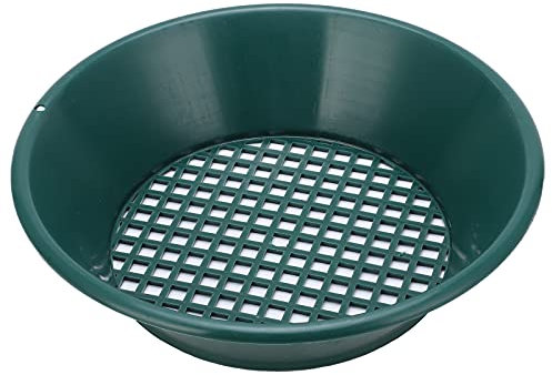 Pan de Oro Lavado de Oro Bandeja de tamiz de Oro Manual de Herramientas de Lavado de Oro Accesorio para la minería de la panecería en Las montañas Corrientes de ríos ABS Plastic