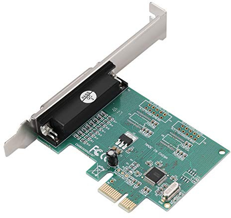 Cryfokt Effektiv Parallellport DB25 LPT Skrivare Till PCI-E-adapter med 1,5 MB/sekund överföringshastighet, Kompatibel med, DOS, Mac, för Kontorsbruk