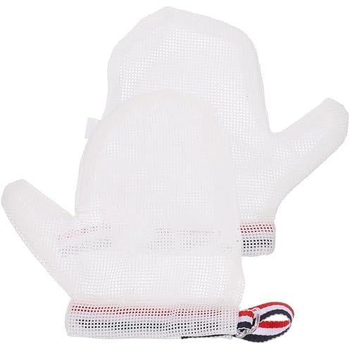 VERDANVERSE Guantes Antisucción para Bebés M Protectores para Dedos de Nailon Transpirable Corrector de Succión y Protección Facial para Guantes para Dejar de Chuparse el Color Aleatorio