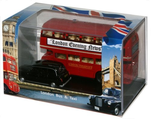 Oxford Diecast LD004 London buss & taxi set